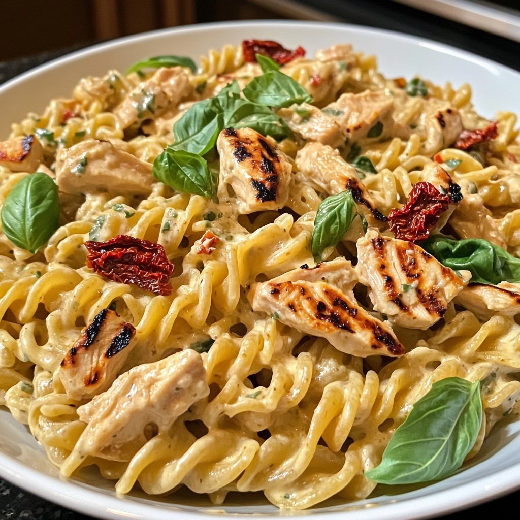 High Protein Chicken Pasta
