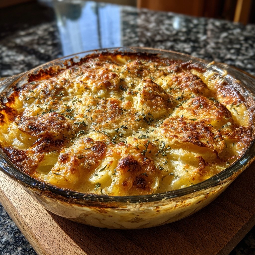 Sunday Creamy Potato Gratin