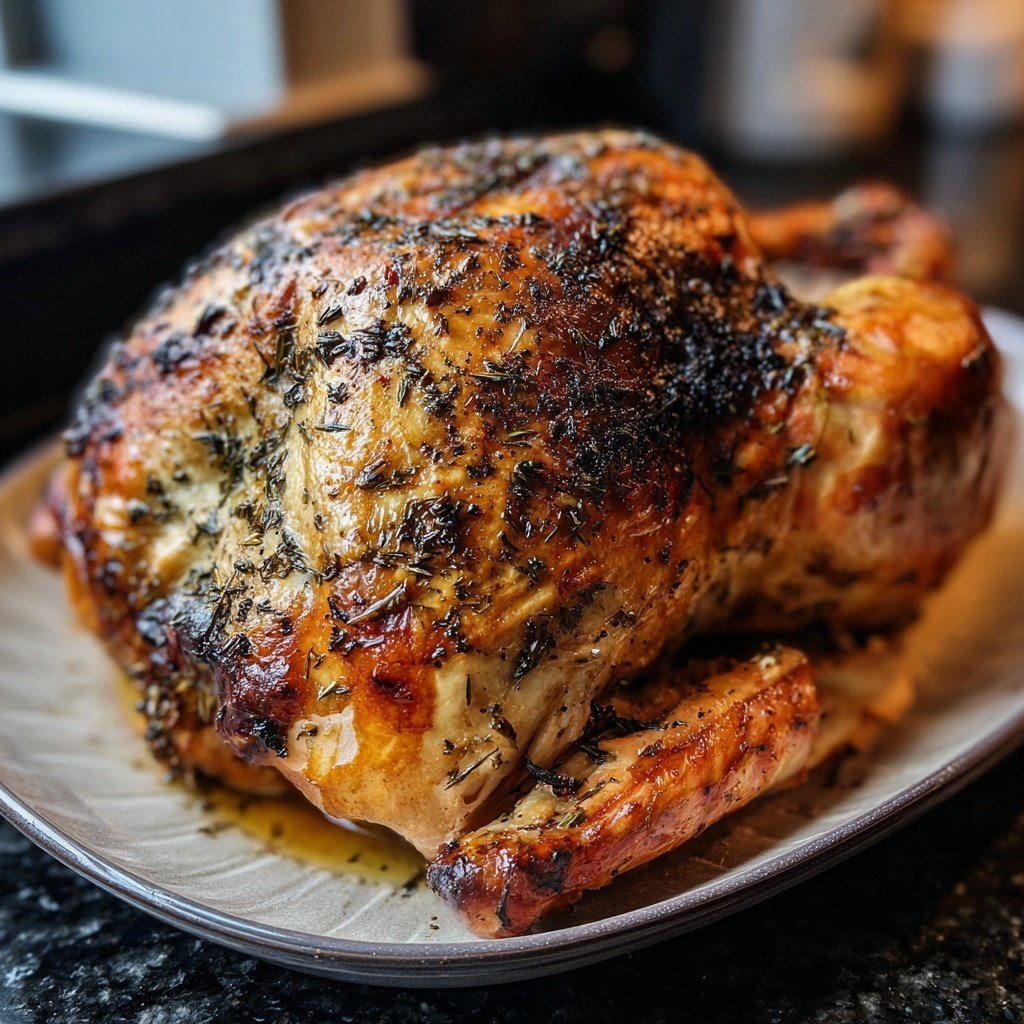 Seasonal & Festive Thanksgiving Herb Stuffed Turkey