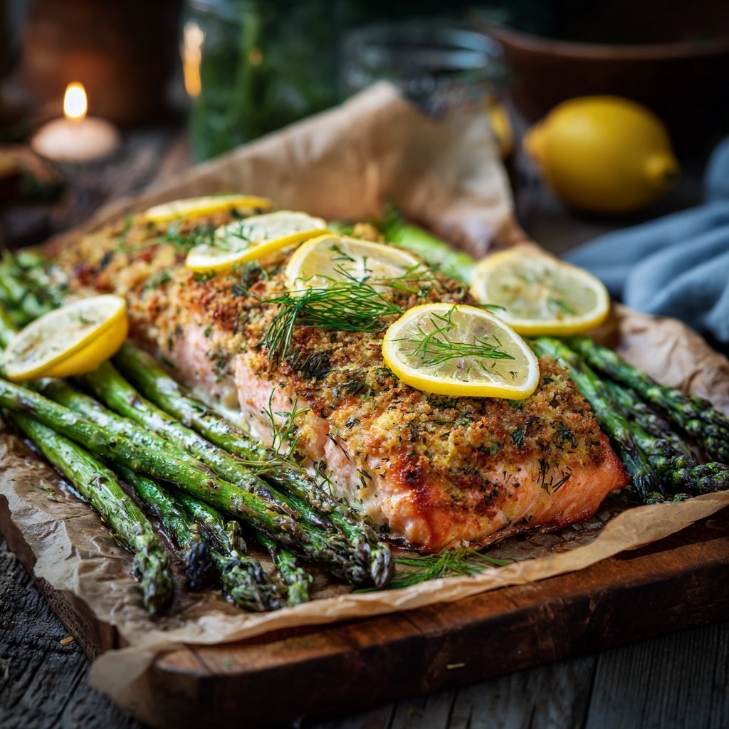 Easy Baked Healthy Salmon Dinner