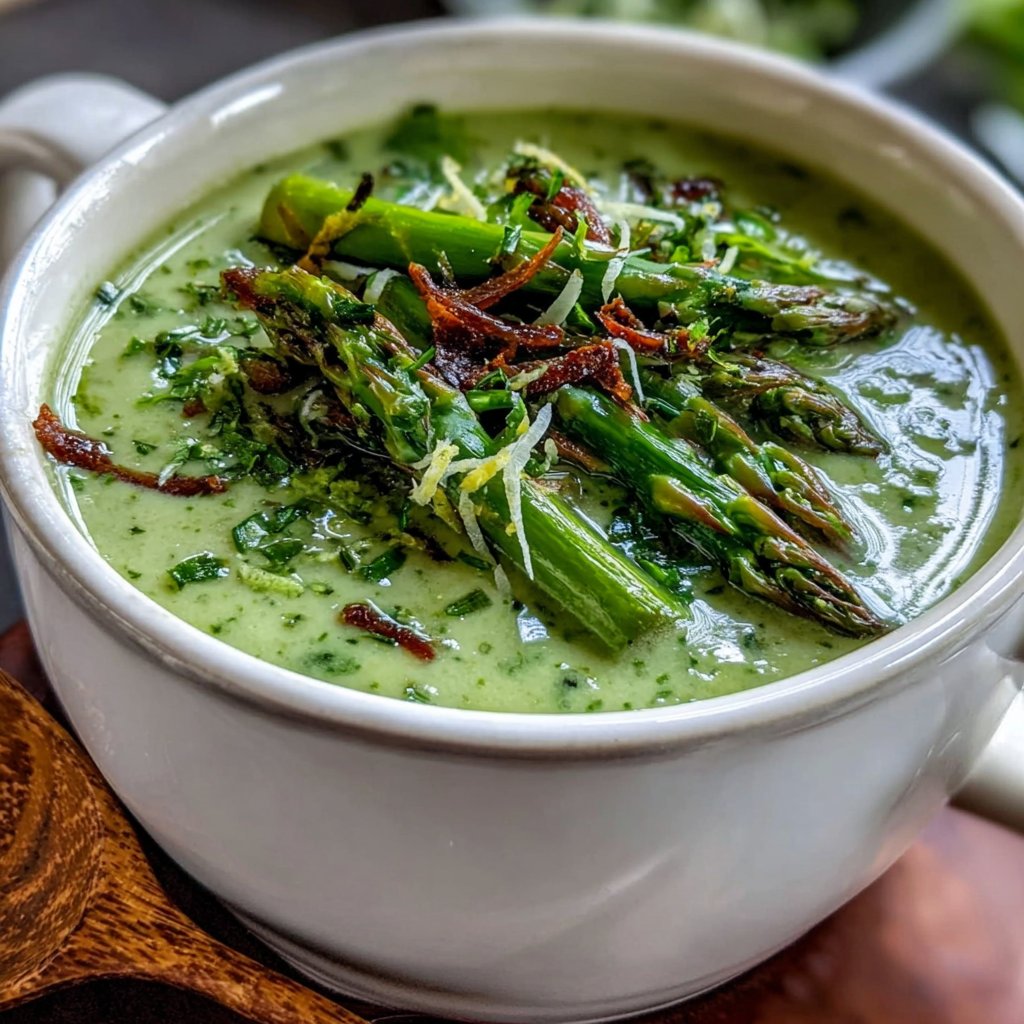 Spring Soup With Asparagus