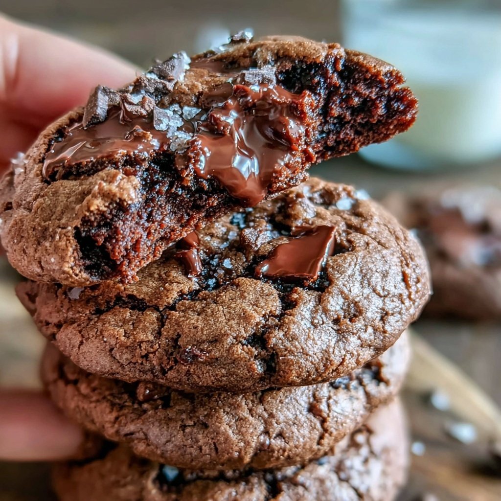 Brownie Mix Double Chocolate Cookies
