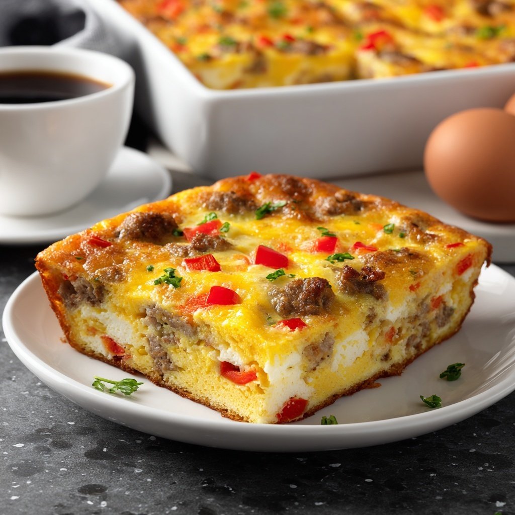 Breakfast Casserole With Eggs And Cheese
