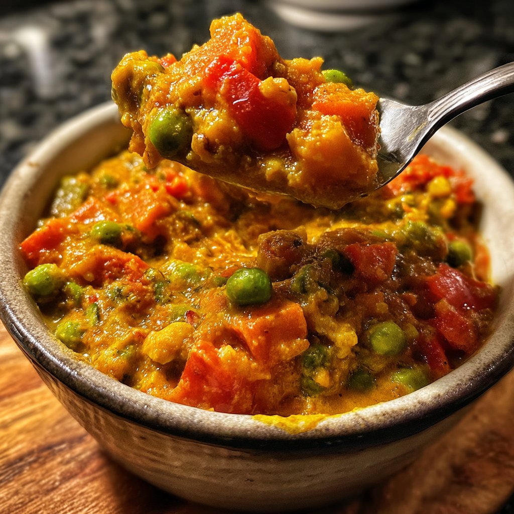 Healthy Crockpot Vegetable Curry